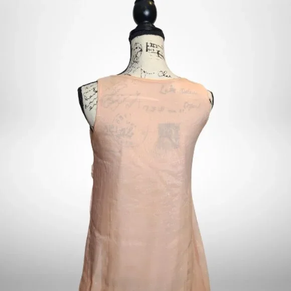 Sue Wong Beautiful Pink Rosette Roses Dress - Size 6 - Picture 8 of 12